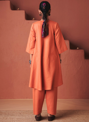 Marigold Pheran Kurta Set