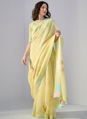 Marigold Saree Set
