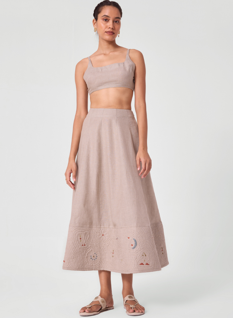 Marner Embroidered Skirt