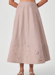 Marner Embroidered Skirt