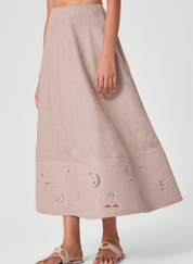Marner Embroidered Skirt