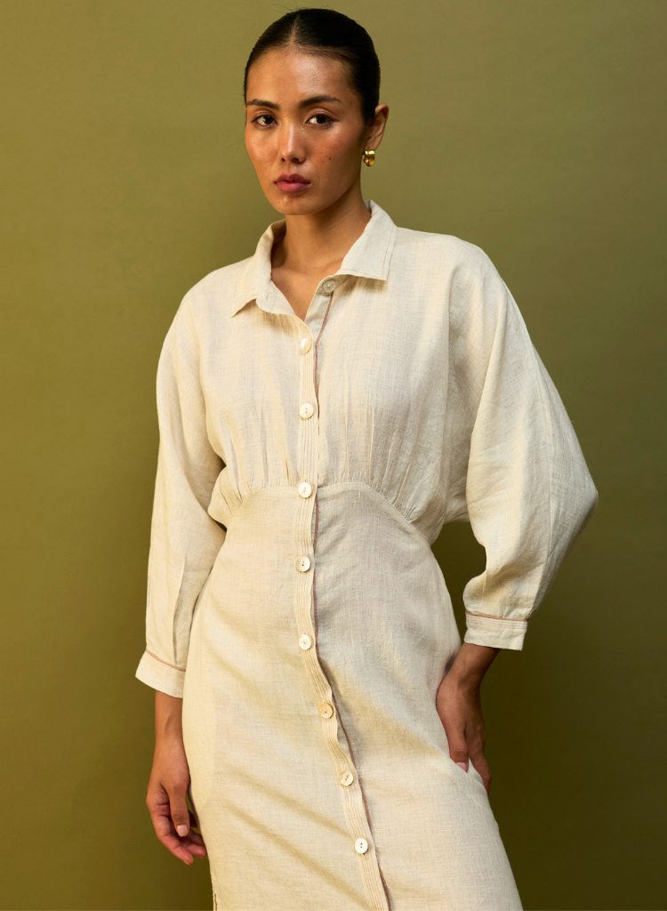 Masaru Buttoned Dress