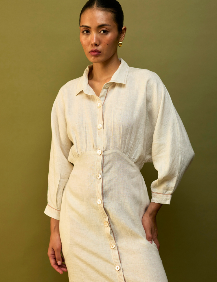 Masaru Buttoned Dress
