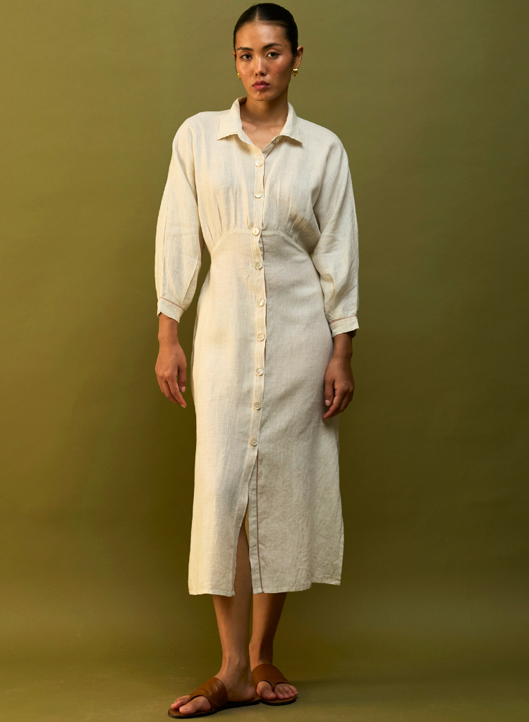 Masaru Buttoned Dress