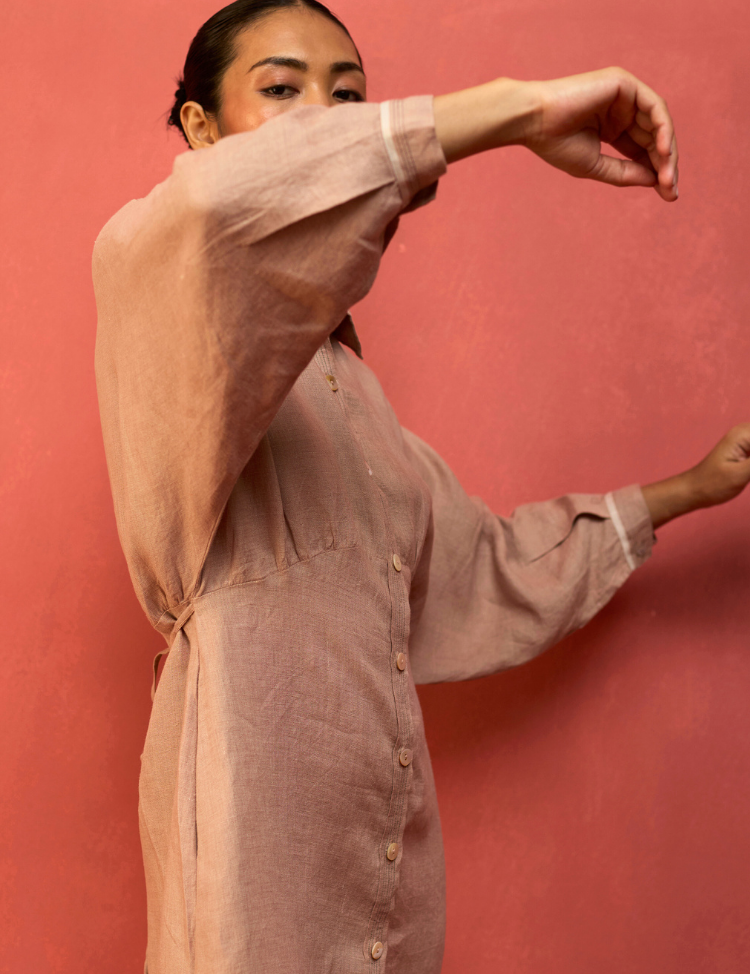 Masaru Buttoned Dress