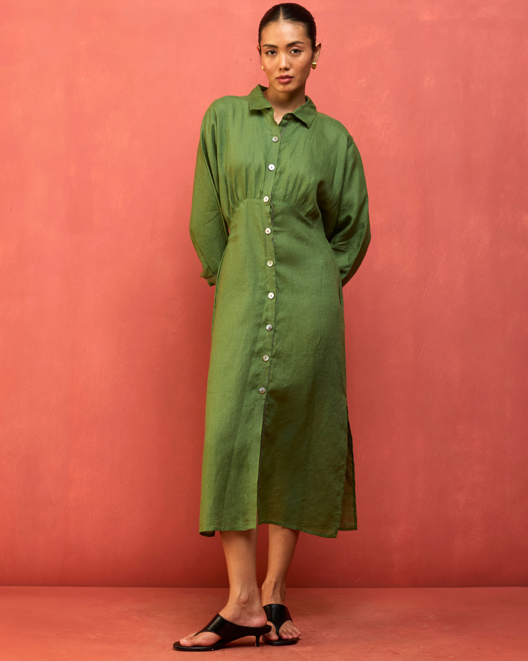 Masaru Buttoned Dress