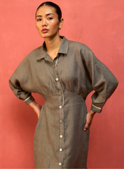 Masaru Buttoned Dress