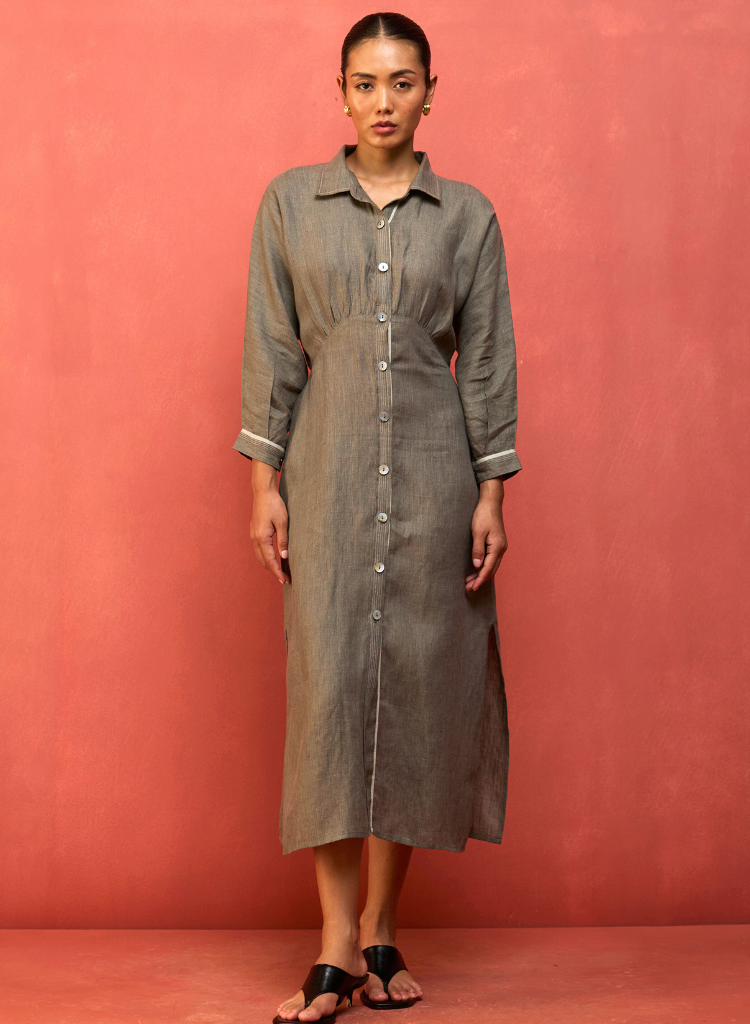 Masaru Buttoned Dress