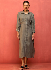 Masaru Buttoned Dress
