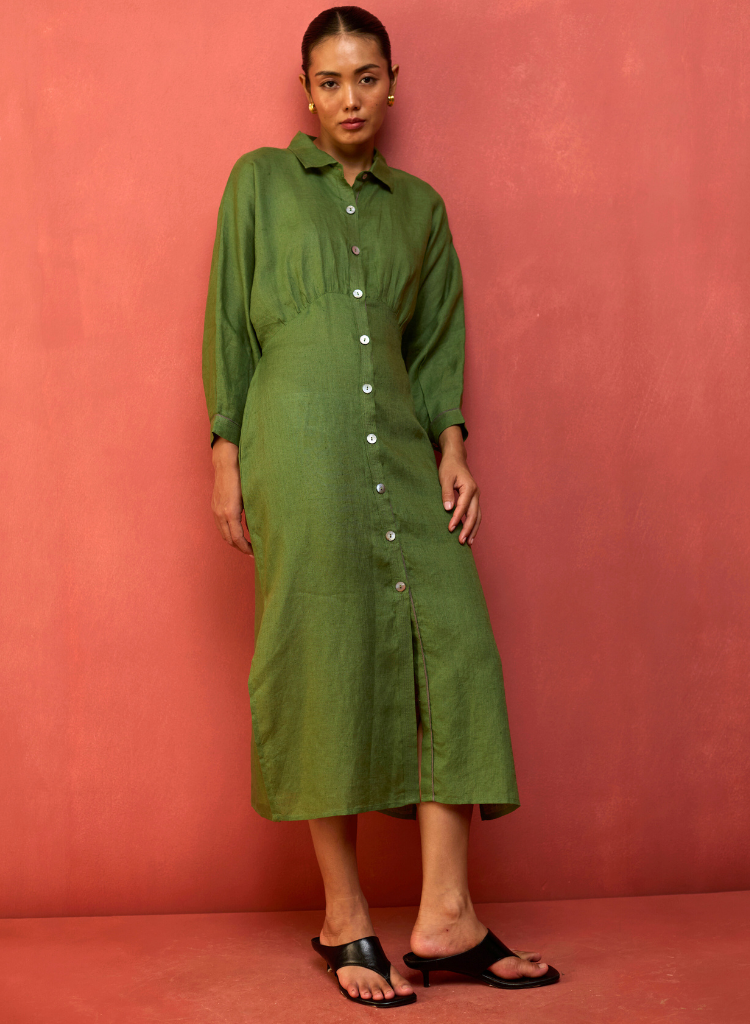 Masaru Buttoned Dress