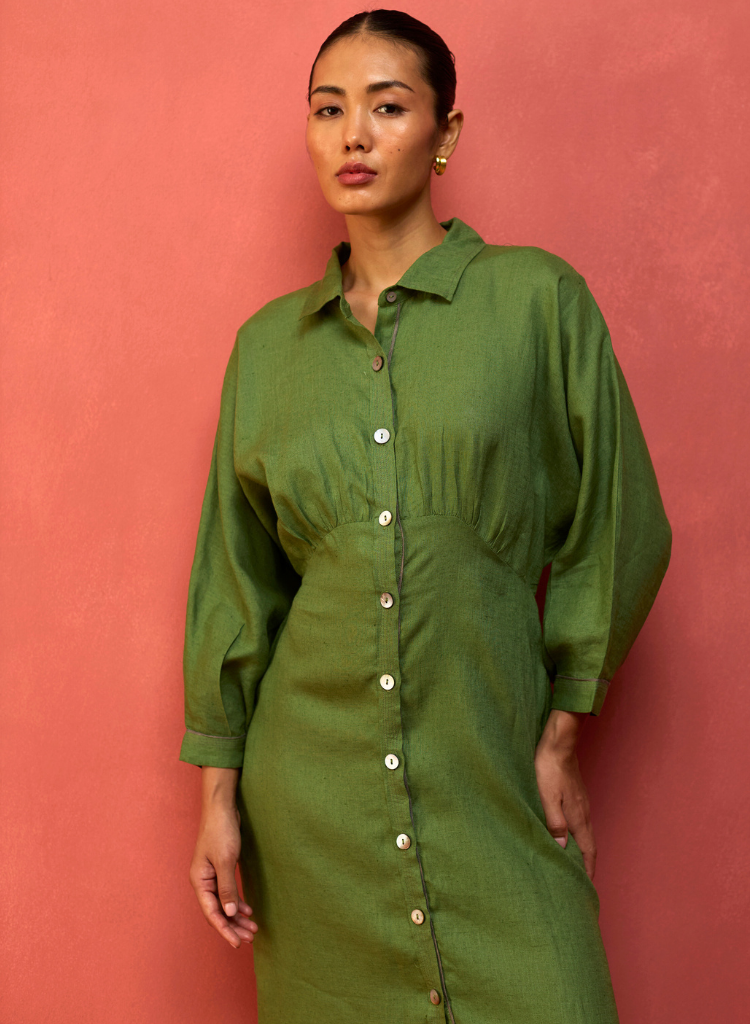 Masaru Buttoned Dress