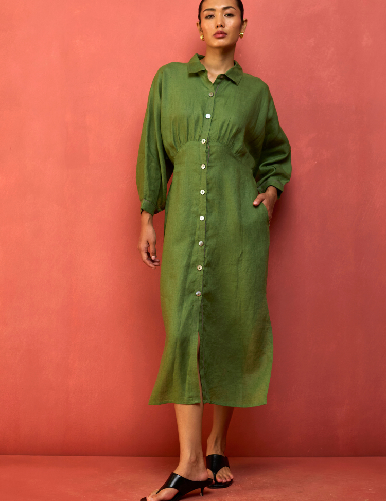 Masaru Buttoned Dress