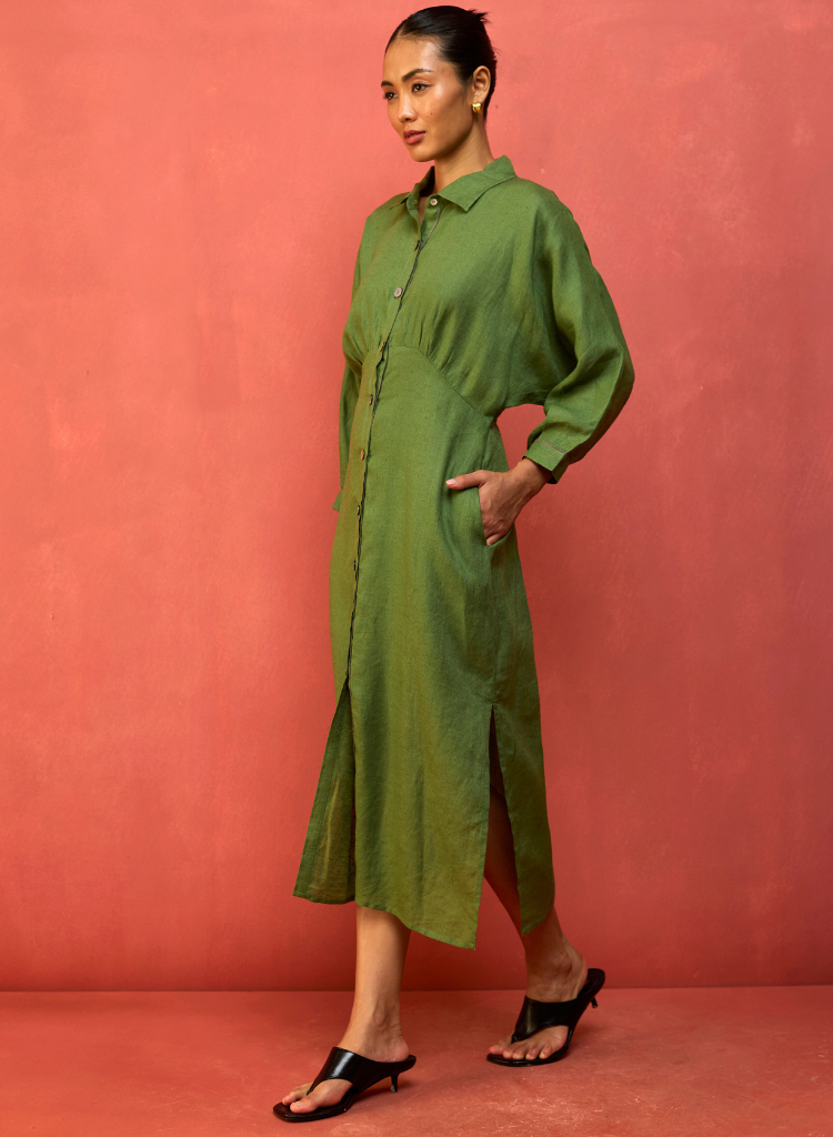 Masaru Buttoned Dress