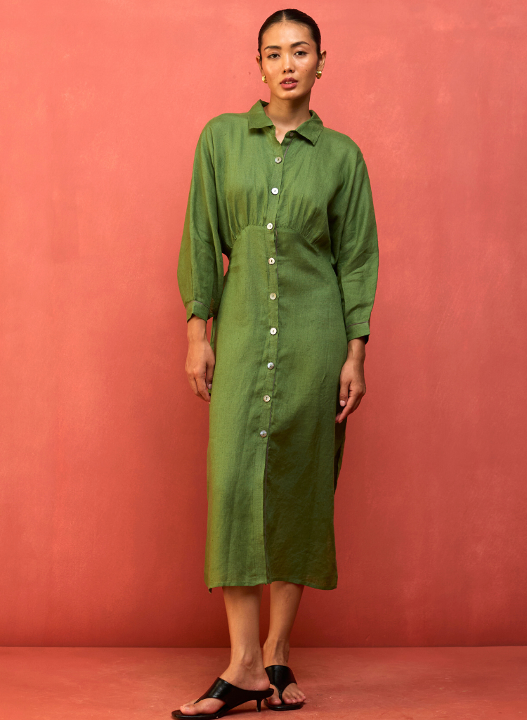 Masaru Buttoned Dress