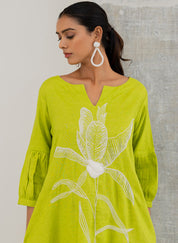 Matcha Bloom Kurta Set