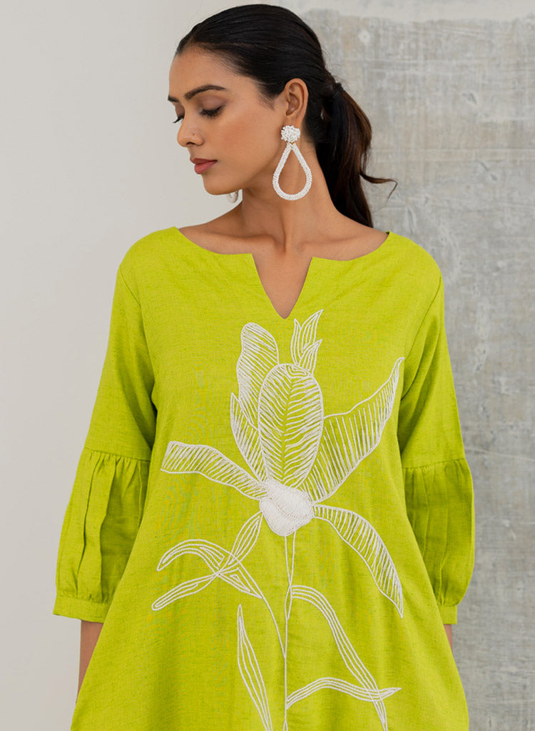 Matcha Bloom Kurta