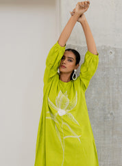 Matcha Bloom Kurta Set