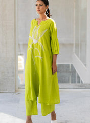 Matcha Bloom Kurta