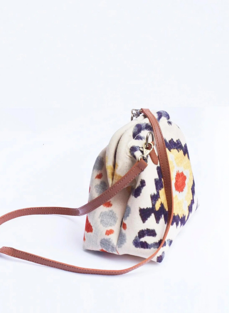 Matrix Ikat Clutch