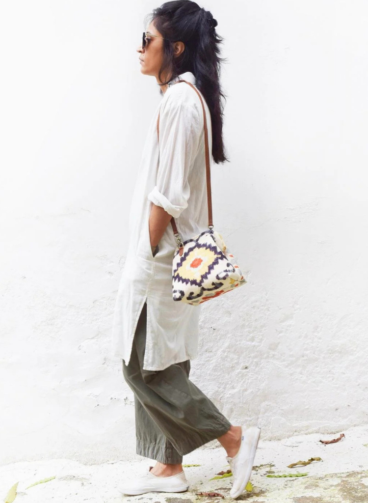 Matrix Ikat Clutch