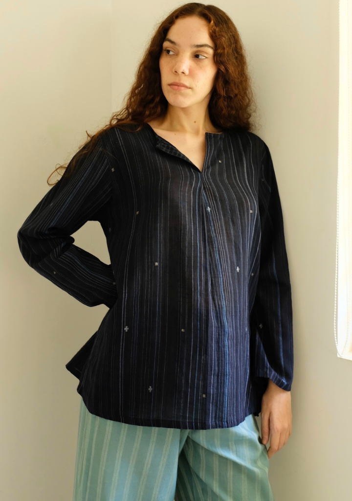 Maya Jamdani Top