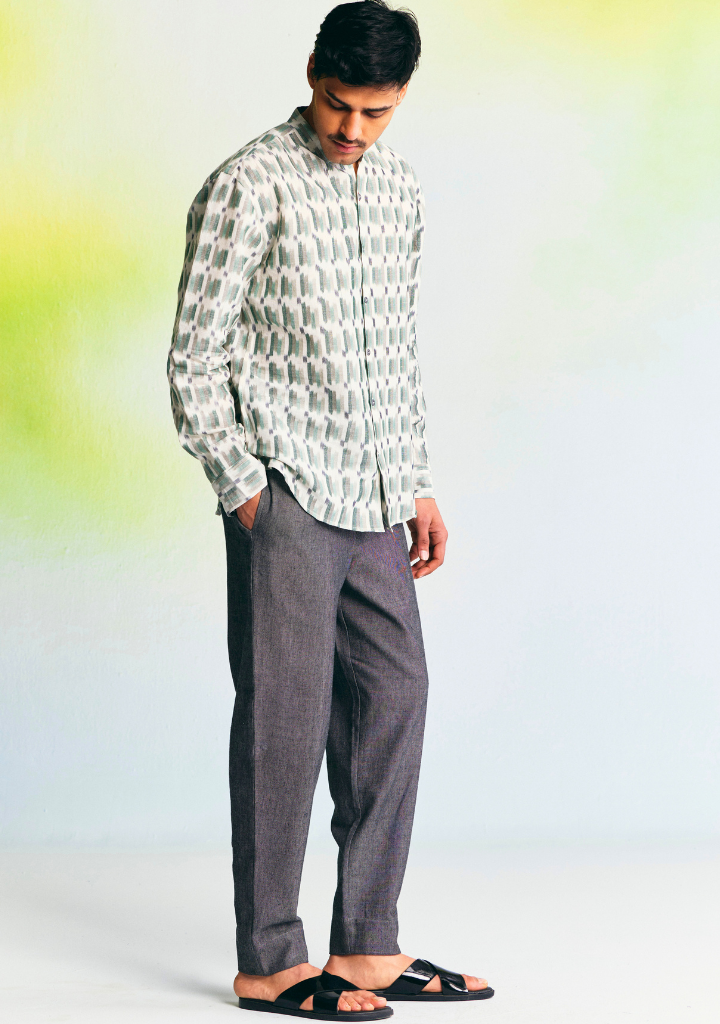 Meadow Band Collar Shirt