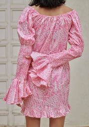 Meadow Print Mini Dress