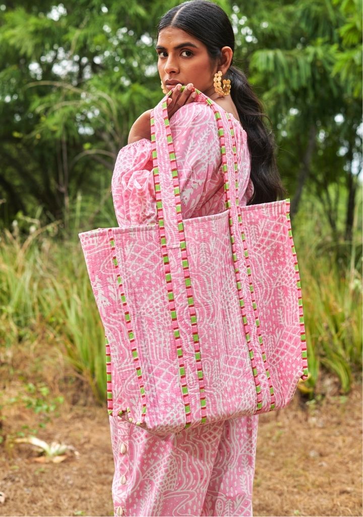 Meadow Quilted Tote Bag