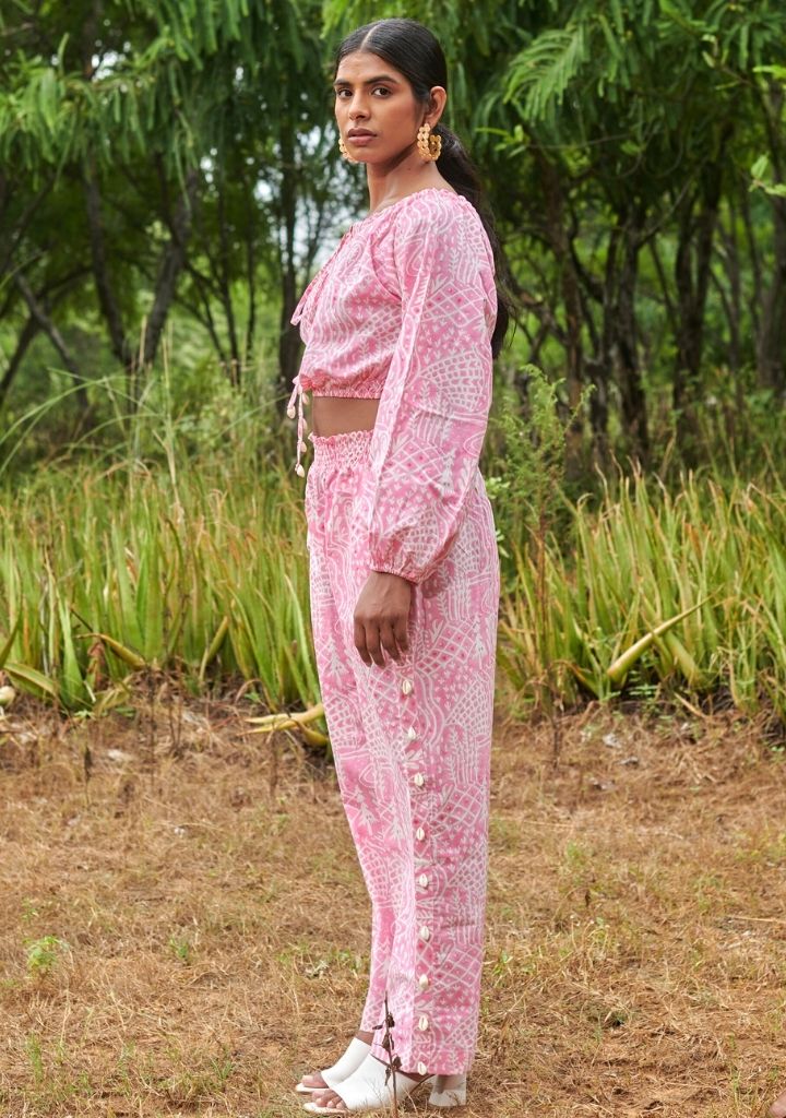 Meadow Smocked Trousers