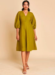 Mehendi Billow Dress