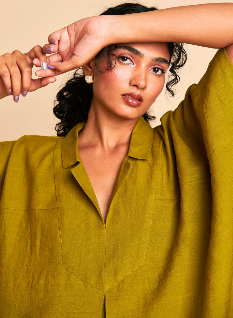 Mehendi Kaftan Dress