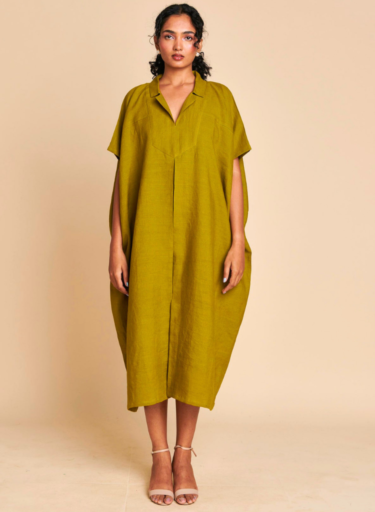 Mehendi Kaftan Dress