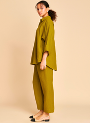 Mehendi Oversized Flared Shirt