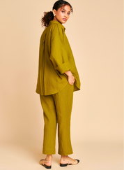 Mehendi Flared Shirt Set