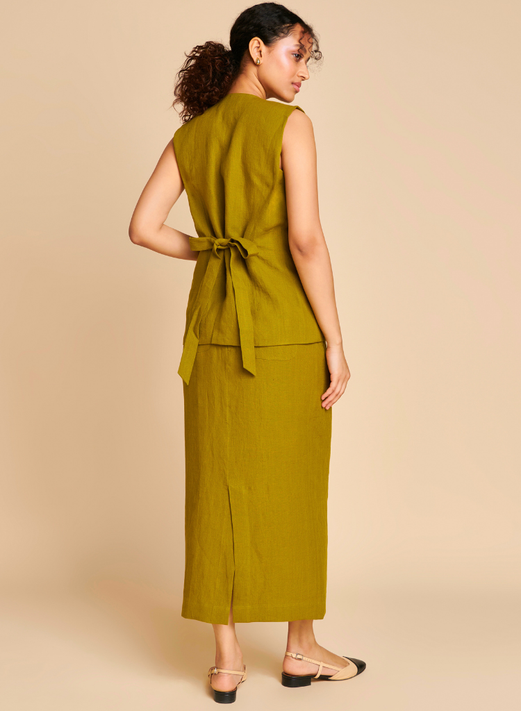 Mehendi Vest Set