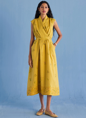 Mema Shawl Collar Dress