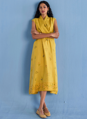 Mema Shawl Collar Dress