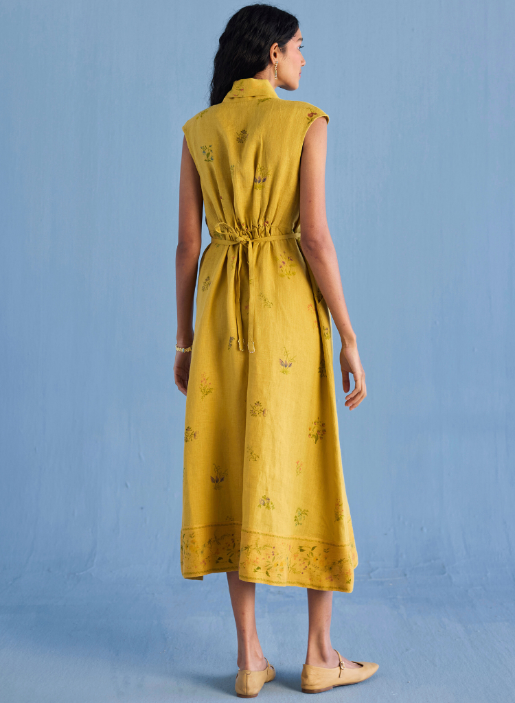 Mema Shawl Collar Dress