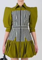 Mer Dress Green