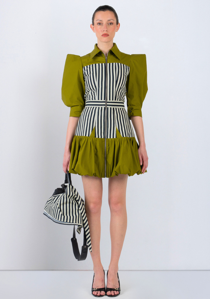 Mer Dress Green