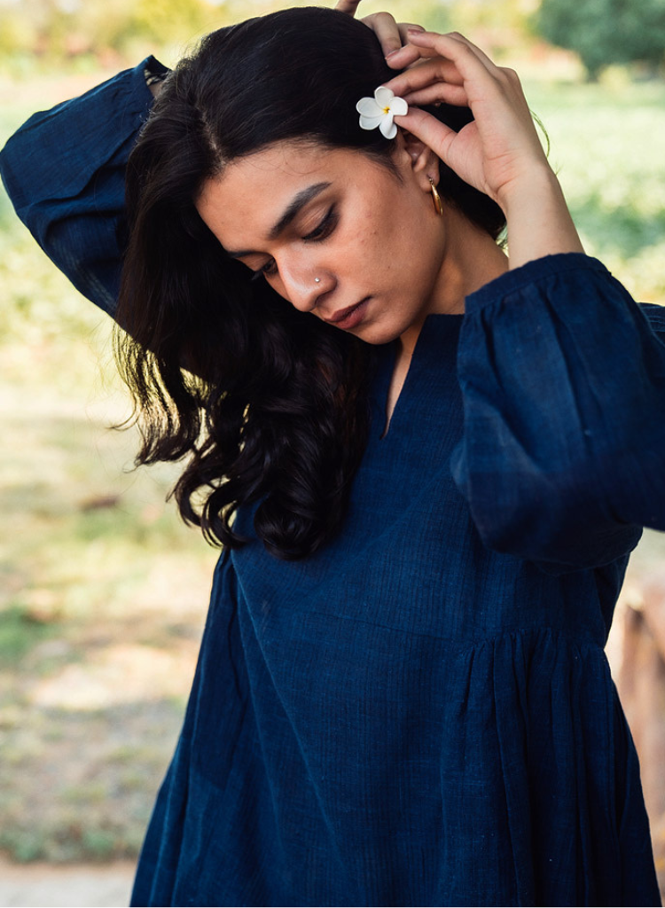 Midnight Indigo Top