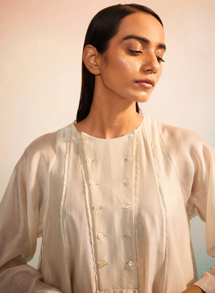 Midori Panelled Kurta Set