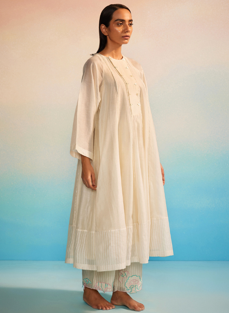 Midori Panelled Kurta Set