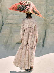 Min Maw Chanderi Tier Dress