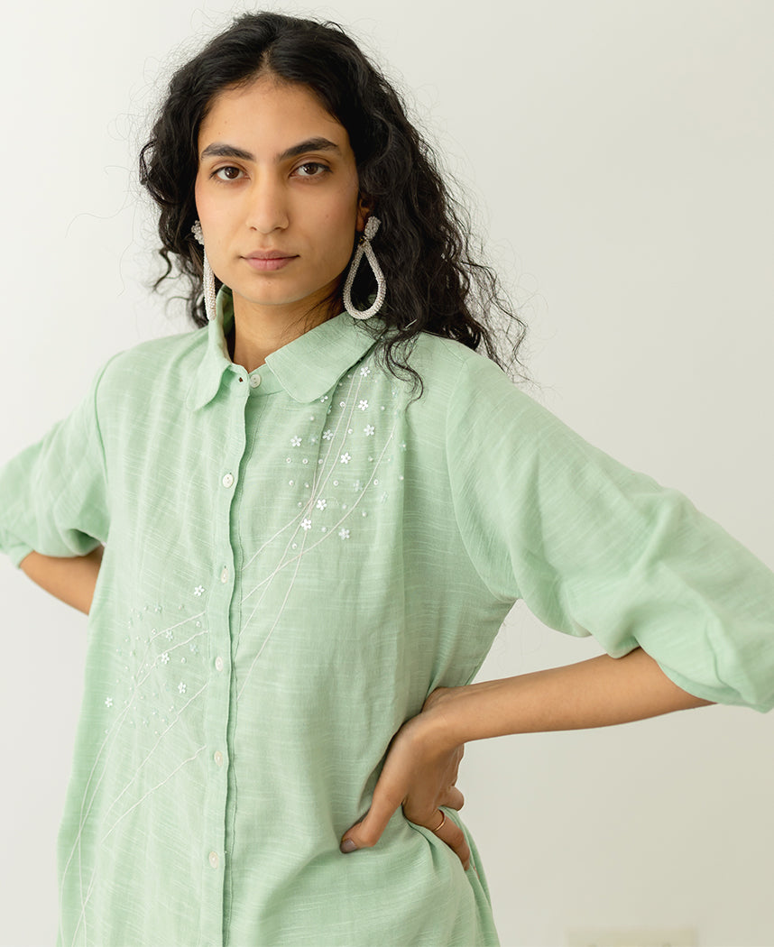 Mint Cotton Tunic