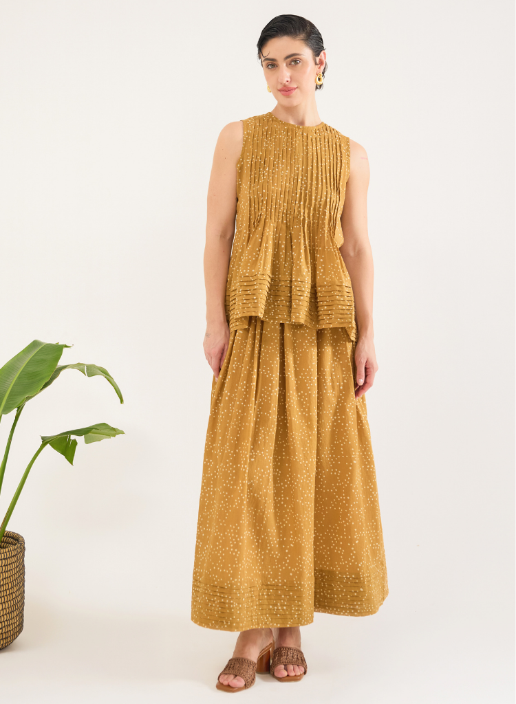 Mustard Mirage Skirt