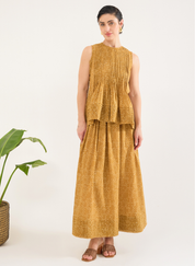 Mustard Mirage Skirt