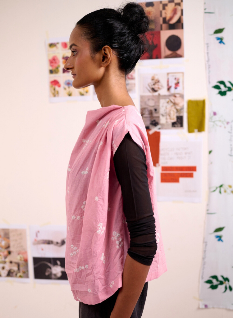 Mistelle Bandhani Top