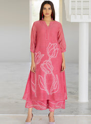 Misty Tulips Kurta Set