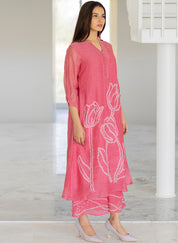Misty Tulips Kurta